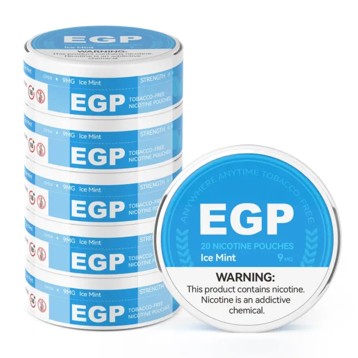 egp nicotine pouches spearmint 9mg