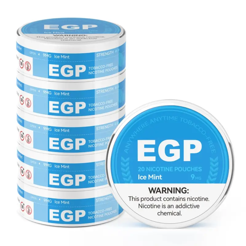 EGP Nicotine Pouches Ice Mint 9MG