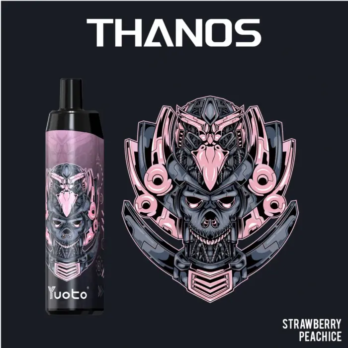 new yuoto thanos disposable vape 5000 puffs banana ice