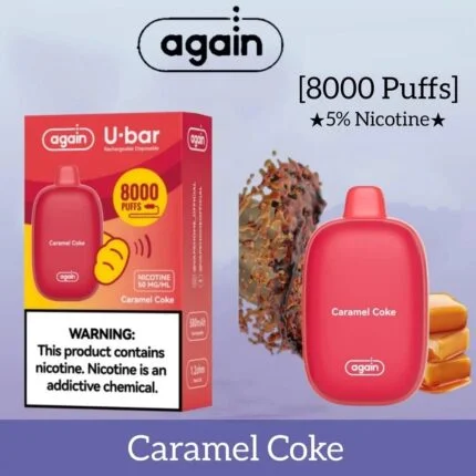 AGAIN U BAR 8000 Puffs Vape Caramel Coke