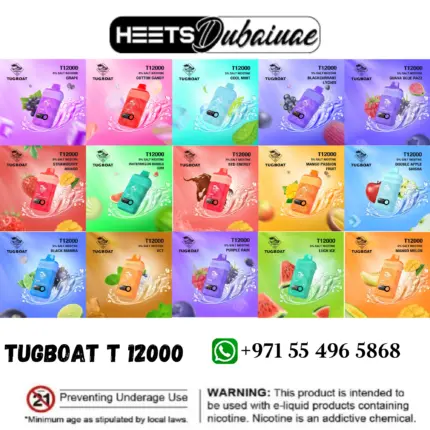 Tugboat T12000 Disposable Vape 5% Nicotine