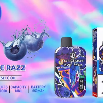 Hyperjoy 10000 Puffs Blue Razz