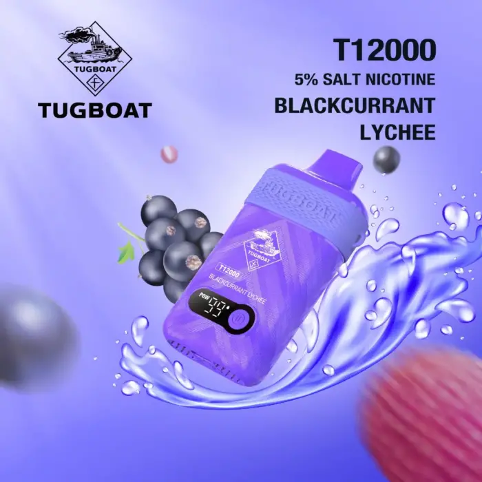 tugboat t12000 disposable vape 5% nicotine