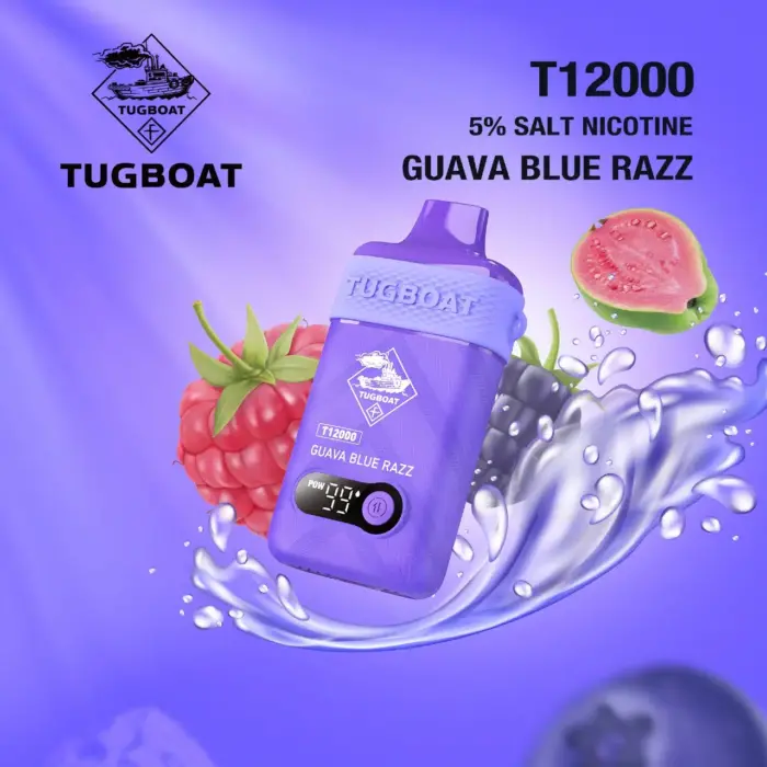 tugboat t12000 disposable vape 5% nicotine