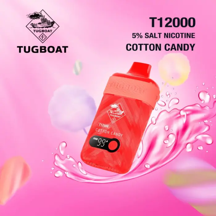 tugboat t12000 disposable vape 5% nicotine