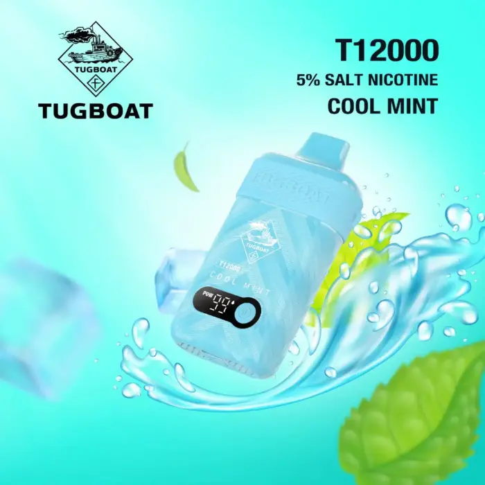 tugboat t12000 disposable vape 5% nicotine