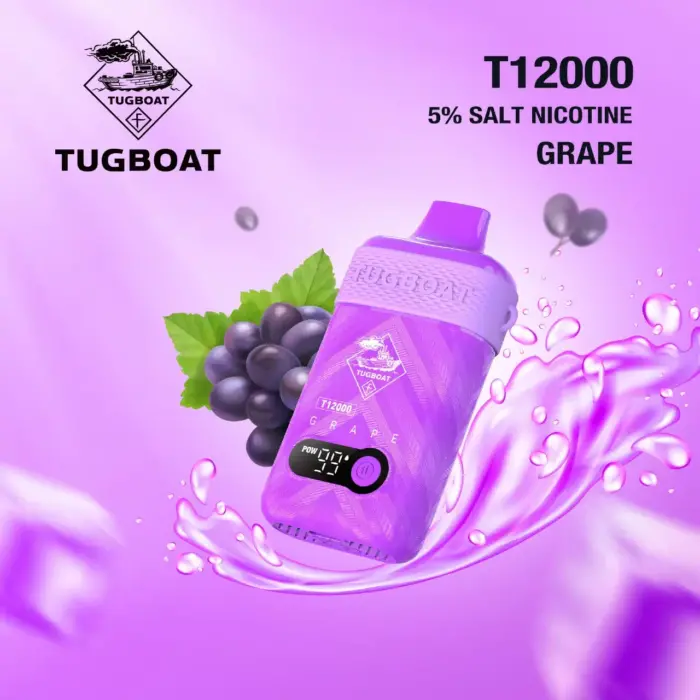 tugboat t12000 disposable vape 5% nicotine