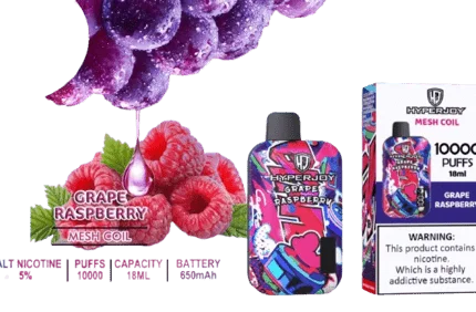 Hyperjoy 10000 Puffs Grape Raspberry