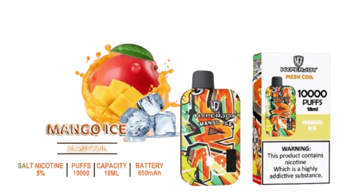 hyperjoy 10000 puffs mango ice