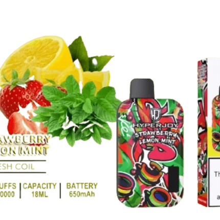 Hyperjoy 10000 Puffs Strawberry Lemon Mint