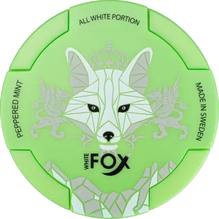 White Fox Nicotine Pouches GN Peppered Mint