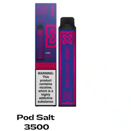 Pod Salt Nexus 3500 Puffs Vape Blue And Black Raspberry