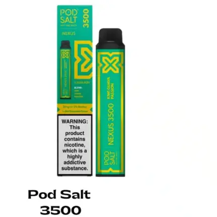 Pod Salt Nexus 3500 Puffs Vape Kiwi Guava Passion