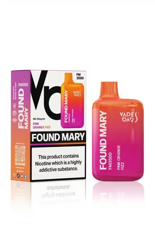 Found Mary FM3500 Vape Pink Orange Fizz