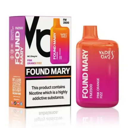 Found Mary FM3500 Vape Pink Orange Fizz