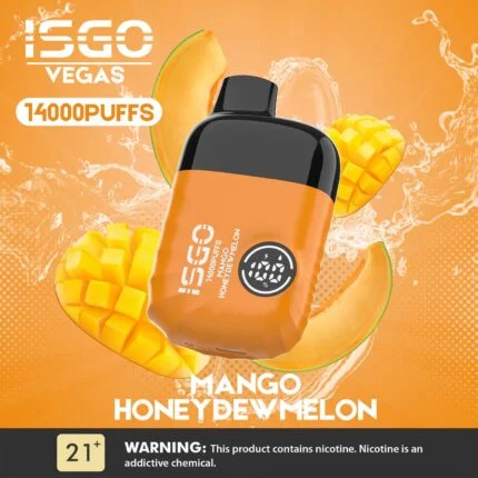 ISGO VEGAS 14000 Puffs Vape Mango Honeydew melon