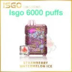 ISGO Vape 6000 Puffs STRAWBERRY WATERMELON ICE