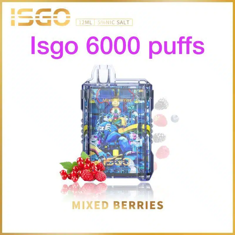 ISGO Vape 6000 Puffs in Mixed Berries