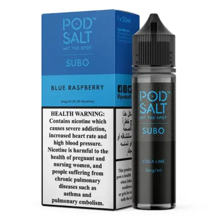 Pod Salt SUBO Eliquid Blue Raspberry