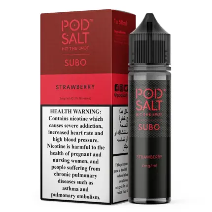 Pod Salt SUBO Eliquid Strawberry