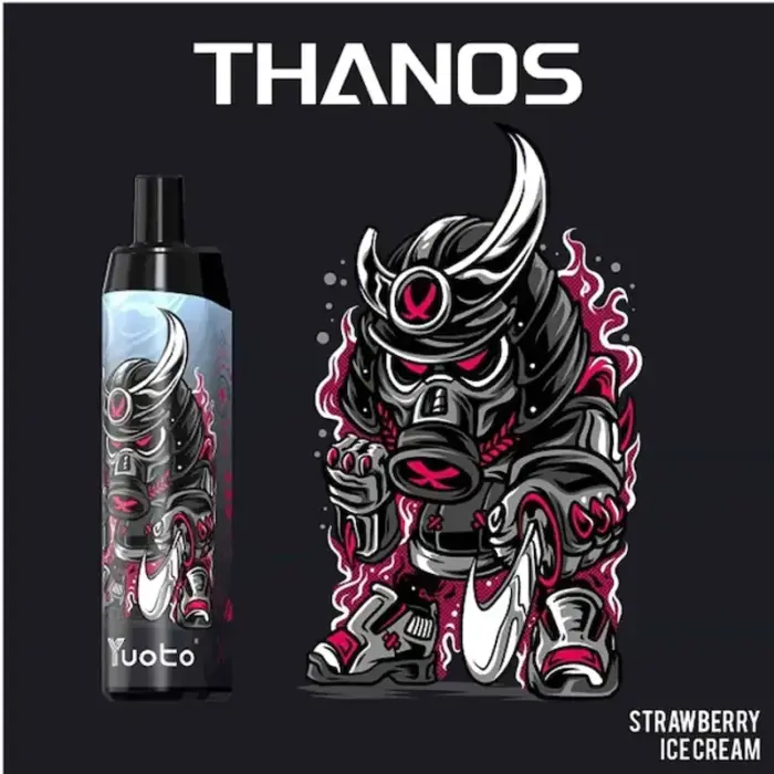 yuoto thanos vape 5000 puffs strawberry ice cream