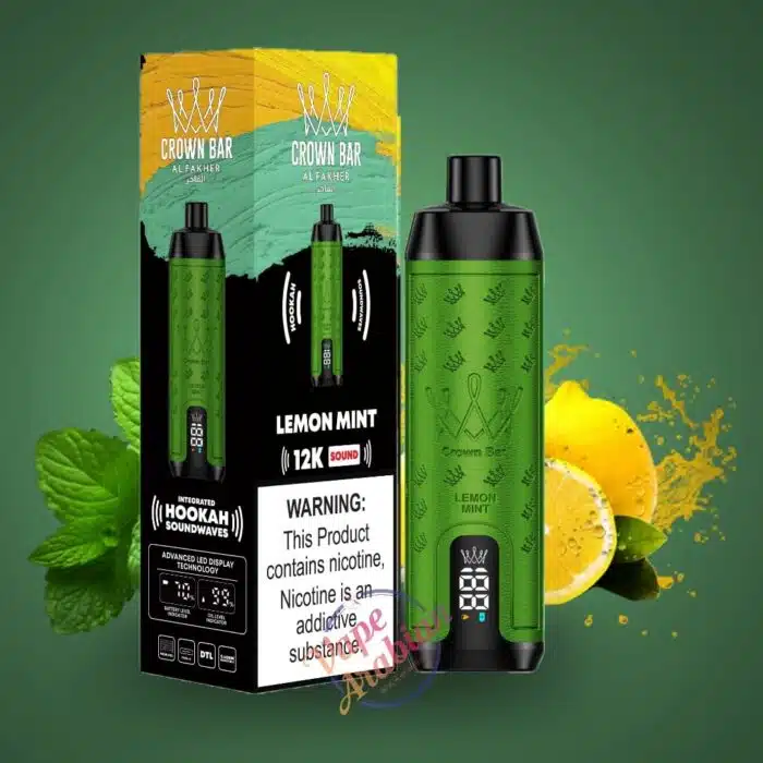 al fakher 12000 puffs lemon mint