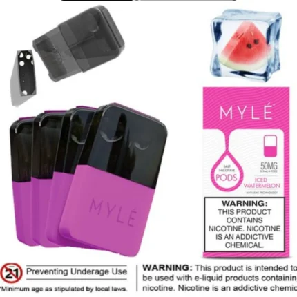 MYLÉ V4 Magnetic Pods 50mg Iced Watermelon